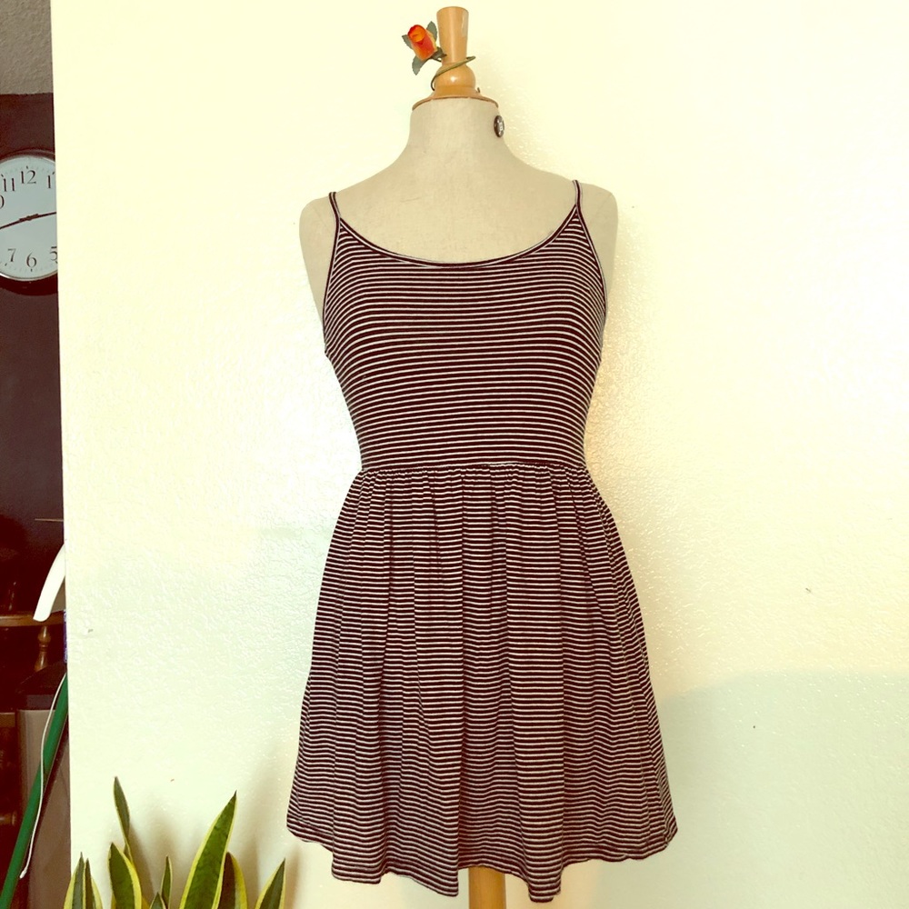 Striped casual dress